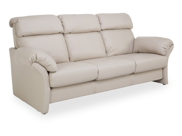 Sofa Rolf Weber 3 Sitzer SALLGAST in creme aus Leder