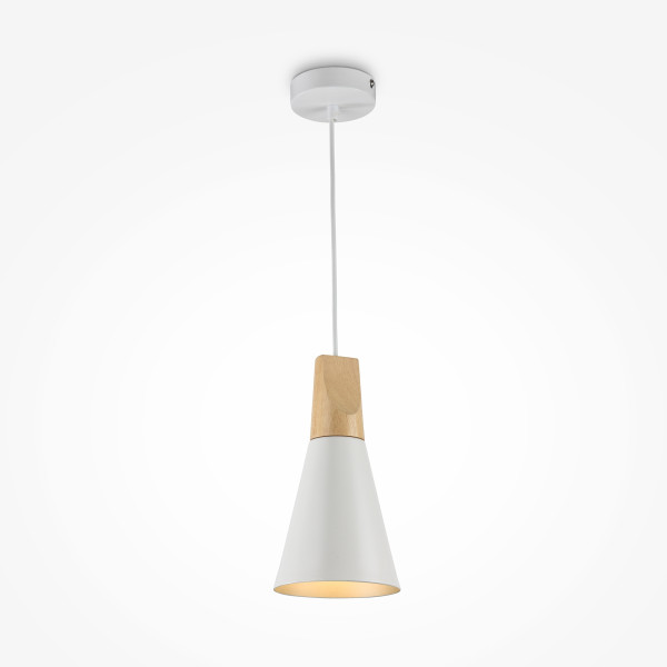 Pendelleuchte BICONES in weiß aus Metall