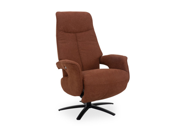 Relaxsessel HARPER KEMPSEY in cognac aus Stoff