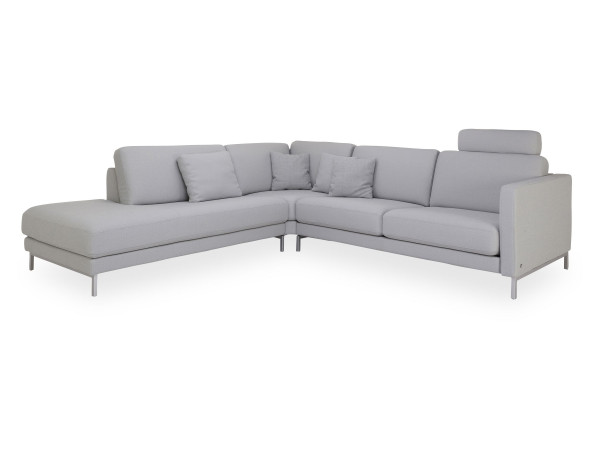 Polsterecke ROLF BENZ EGO 011 in grau aus Stoff
