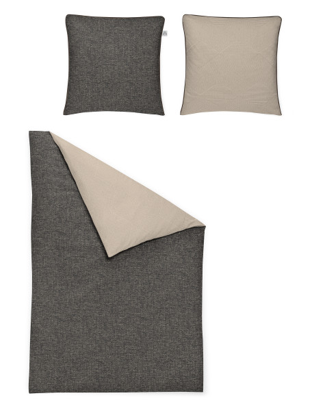 Bettwäsche CROWN-K Satin aus Baumwolle