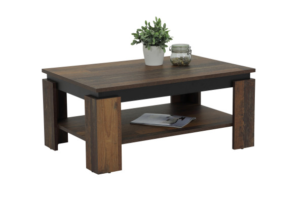 Couchtisch TIM II in braun aus Dekor