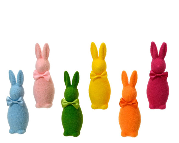 Hase in mehrfarbig aus Kunststoff