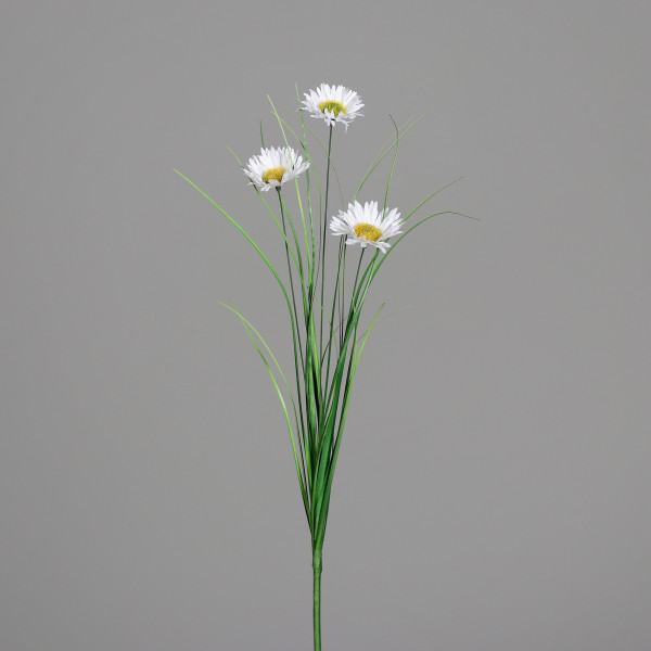 Kunstblume MARGARITE in weiß aus Kunststoff