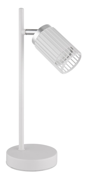Tischleuchte KORBEN in weiß aus Metall