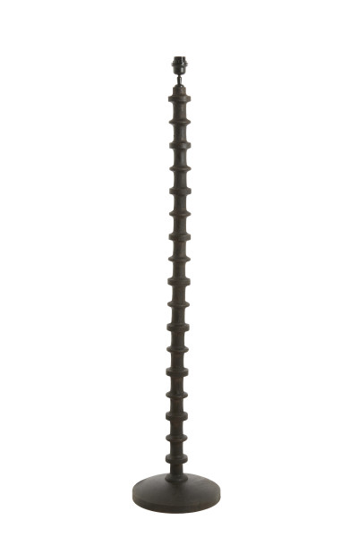 Stehleuchte CECILY in braun aus Holz