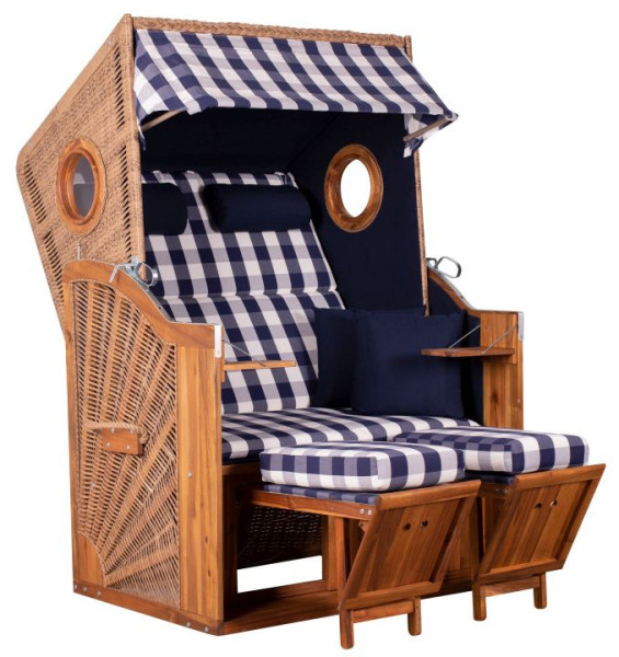 Strandkorb TREND 45 in braun aus Akazie