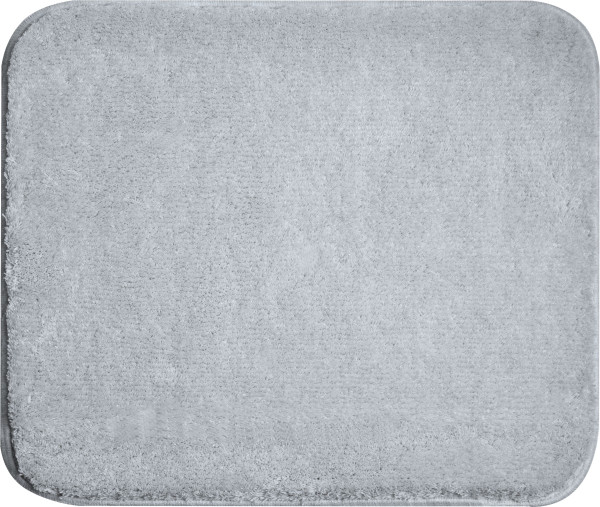 Badematte HARMONIE in silberfarben aus Polyacryl