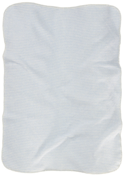Kinderdecken COTTON BLUE in blau aus Mischgewebe