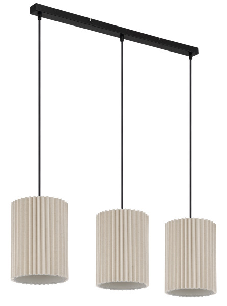 Hängeleuchte PAGE in schwarz aus Metall