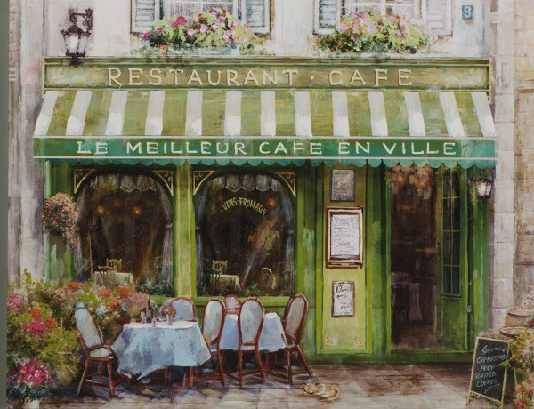 Keilrahmenbild CAFÉ