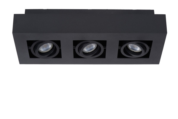 Deckenleuchte XIRAX in schwarz aus Aluminium