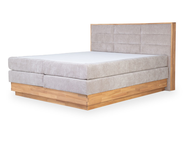 Boxspringbett VALMONDO INCANA in sand aus Stoff