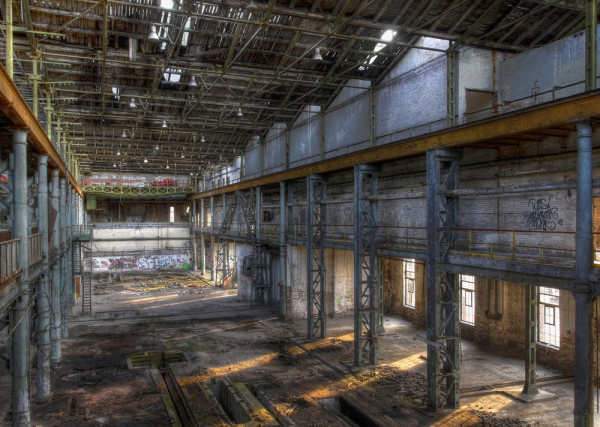 Akustikbild WERKSHALLE 2 aus Materialmix