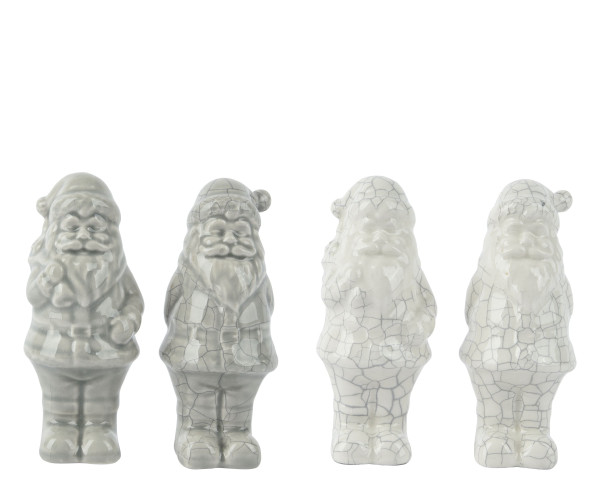 Weihnachtsmann in grau aus Dolomit