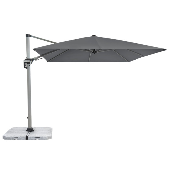 Ampelschirm DOPPLER ACTIVE in  anthrazit aus Stoff