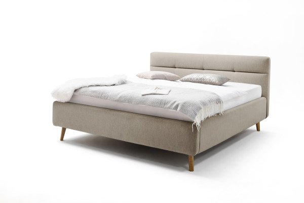 Polsterbett LOTTE in beige