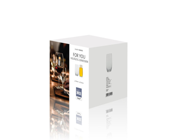 Becher-Set FOR YOU in klar aus Glas
