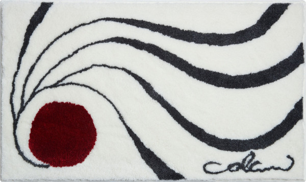 Badematte Colani 18 in weiß aus Polyacryl
