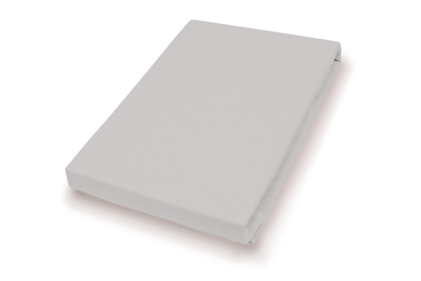 Spannbettlaken Jersey granit