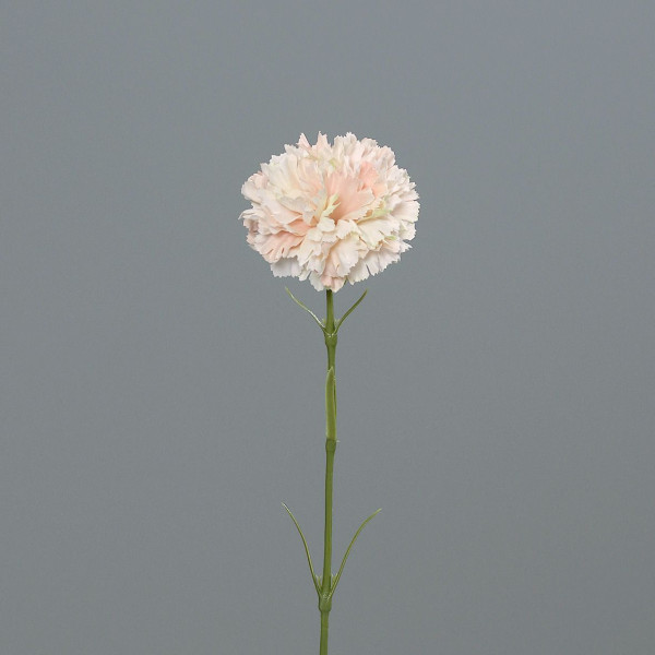 Kunstblume Nelke in weiß aus Kunststoff