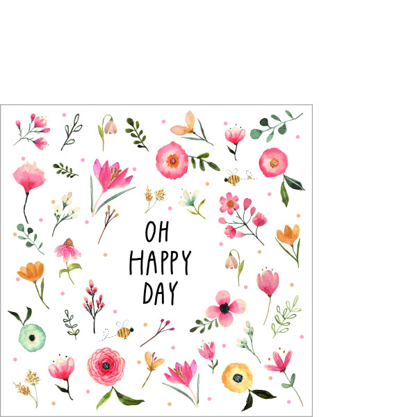 Servietten OH HAPPY DAY