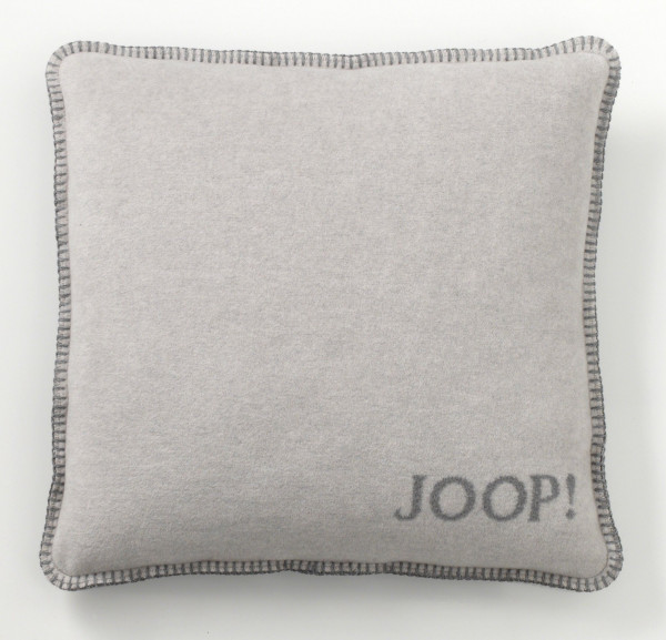 Kissen JOOP! UNI-DOUBLEFACE in mehrfarbig aus Wolle mit Seide