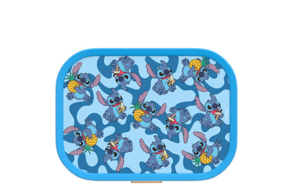 Brotdose STITCH in hellblau aus Kunststoff