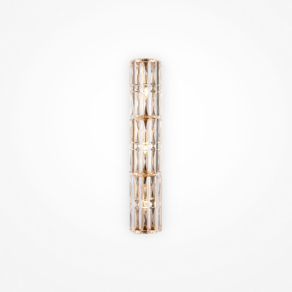 Wandleuchte FACET in goldfarben aus Metall