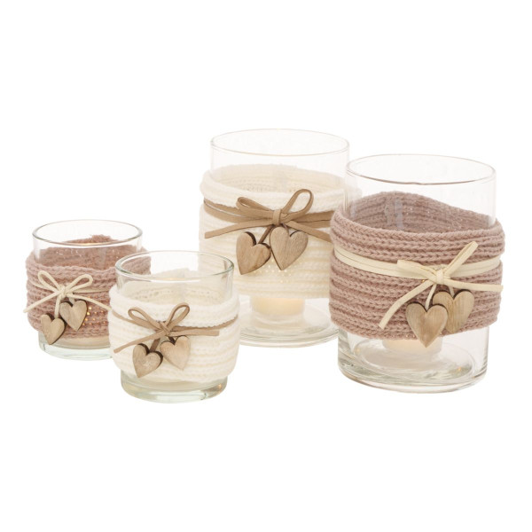 Windlicht COSY in klar aus Glas