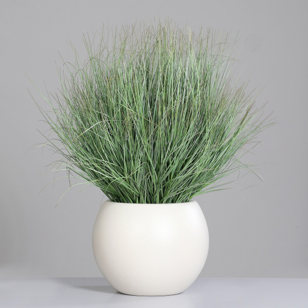 Kunstpflanze Gras in grün aus Kunststoff