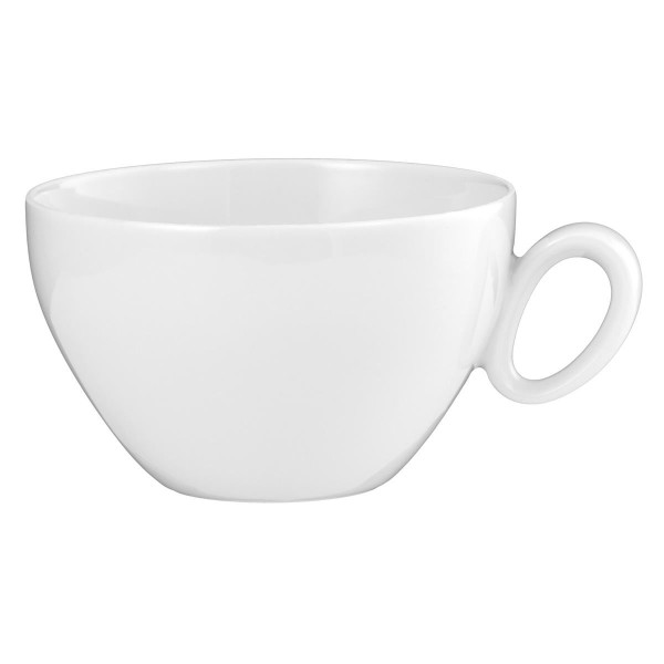 Cafe-au-Lait-Tasse TRIO in weiß aus Porzellan