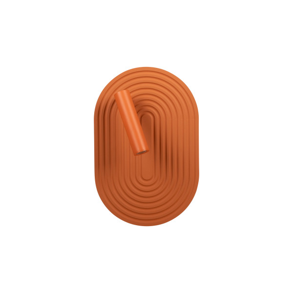 Wandleuchte CARMINO in terracotta aus Holz