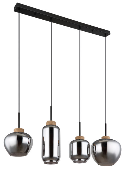 Hängeleuchte MATT in schwarz aus Metall
