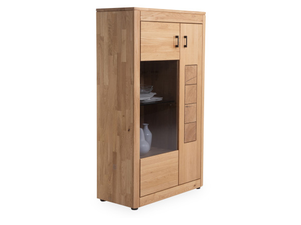 Highboard MONDO OREUM in Eiche aus Massivholz