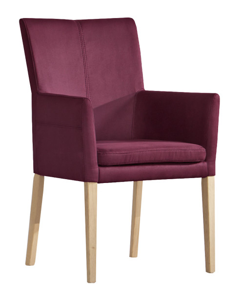 Polsterstuhl COLORADO in  Nirvana rot