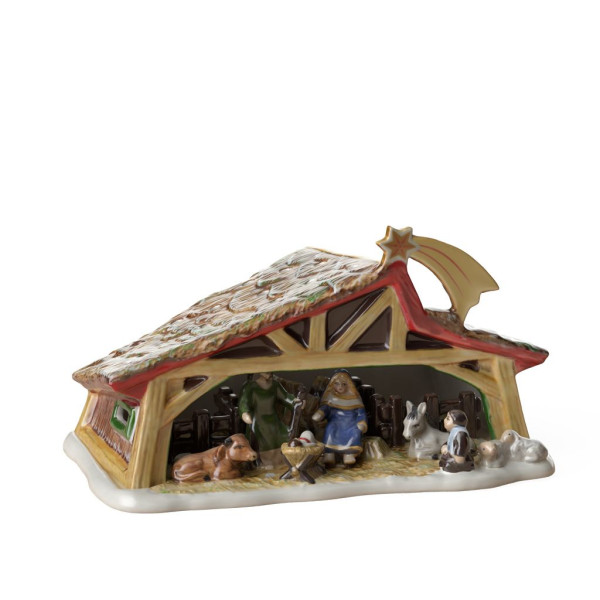 Krippe aus Porzellan