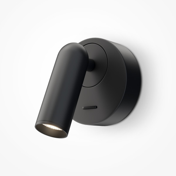 Wandleuchte MIRAX in schwarz aus Metall