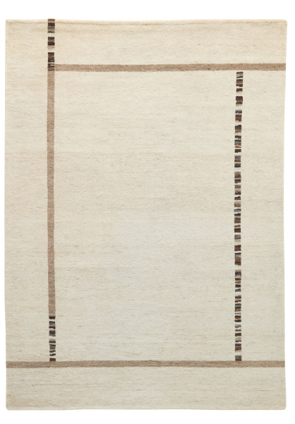 Teppich HEAVEN in weiß aus Schurwolle