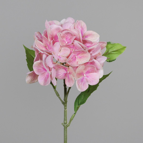 Kunstblume HORTENSIE in rosa aus Kunststoff