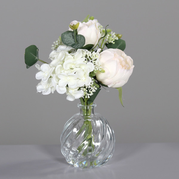 Kunstblume BOUQUET in creme aus Kunststoff