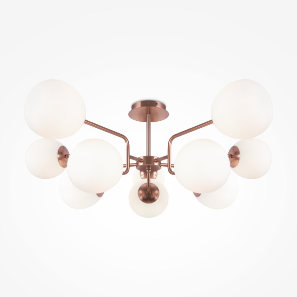 Pendelleuchte ERICH in messingfarben aus Metall