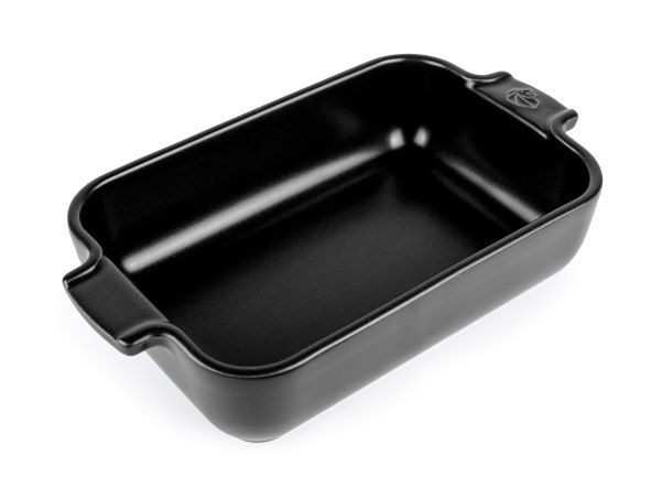 Auflaufform APPOLIA in schwarz aus Steinzeug