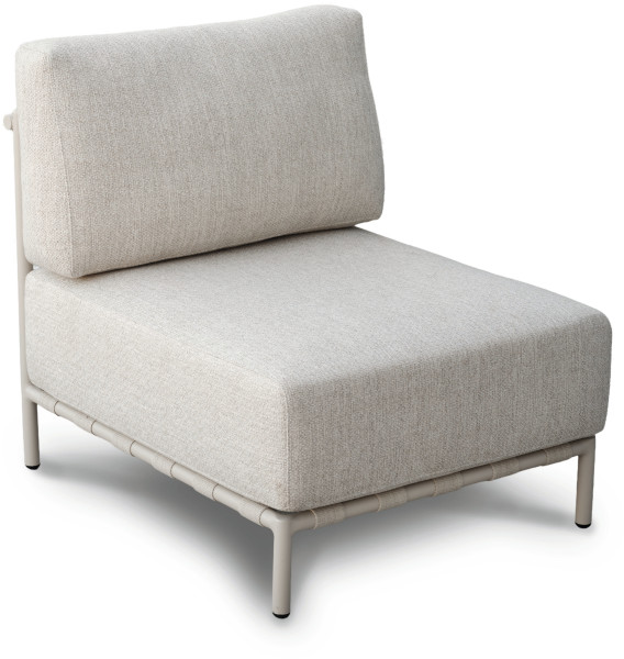 Lounge Mittelelement FRANCIS in Greige