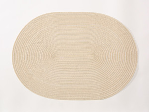 Tischset SAMBA oval creme Tischset SAMBA oval creme