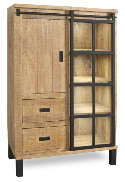 Highboard HARPER WOODLAND in latte aus Holz