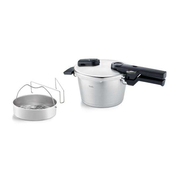Schnellkochtopf Fissler VITAQUICK in silberfarben aus Metall