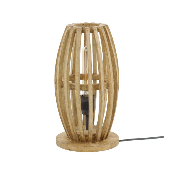 Tischleuchte ORBIT WOOD in natur aus Mango