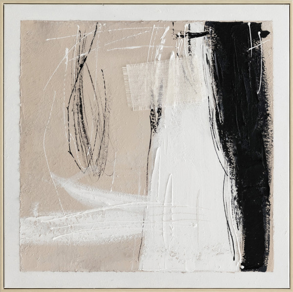 Keilrahmenbild NATURAL ART in beige aus Holz