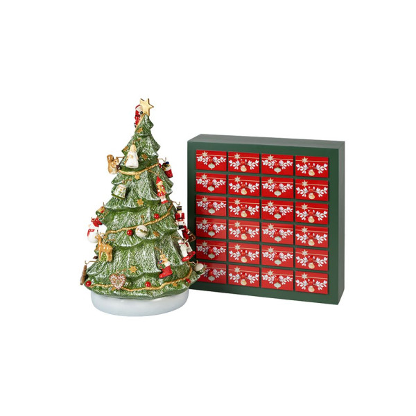Weihnachtsbaum Christmas Toys in grün aus Bone China